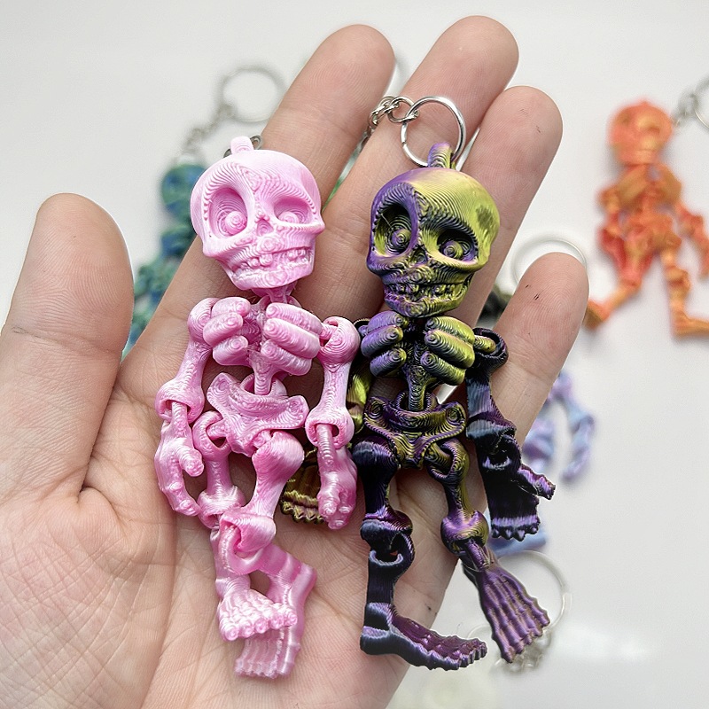 Toys Skeleton Keychain Safe Pl - مراجعة 3D Printing Excavator وسعره