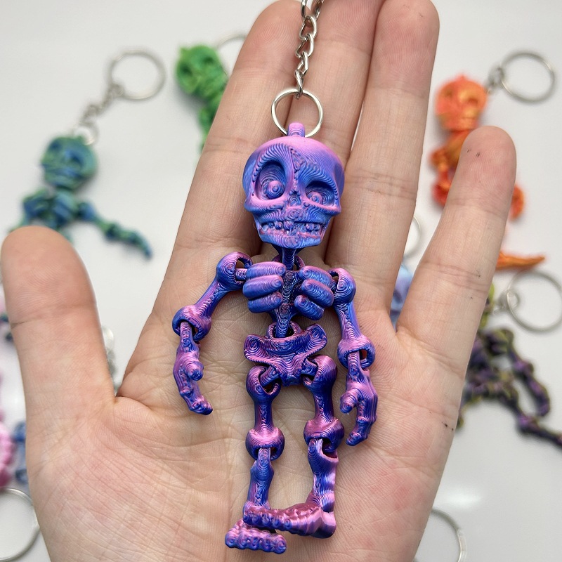Toys Skeleton Keychain Safe Pl - مراجعة 3D Printing Excavator وسعره