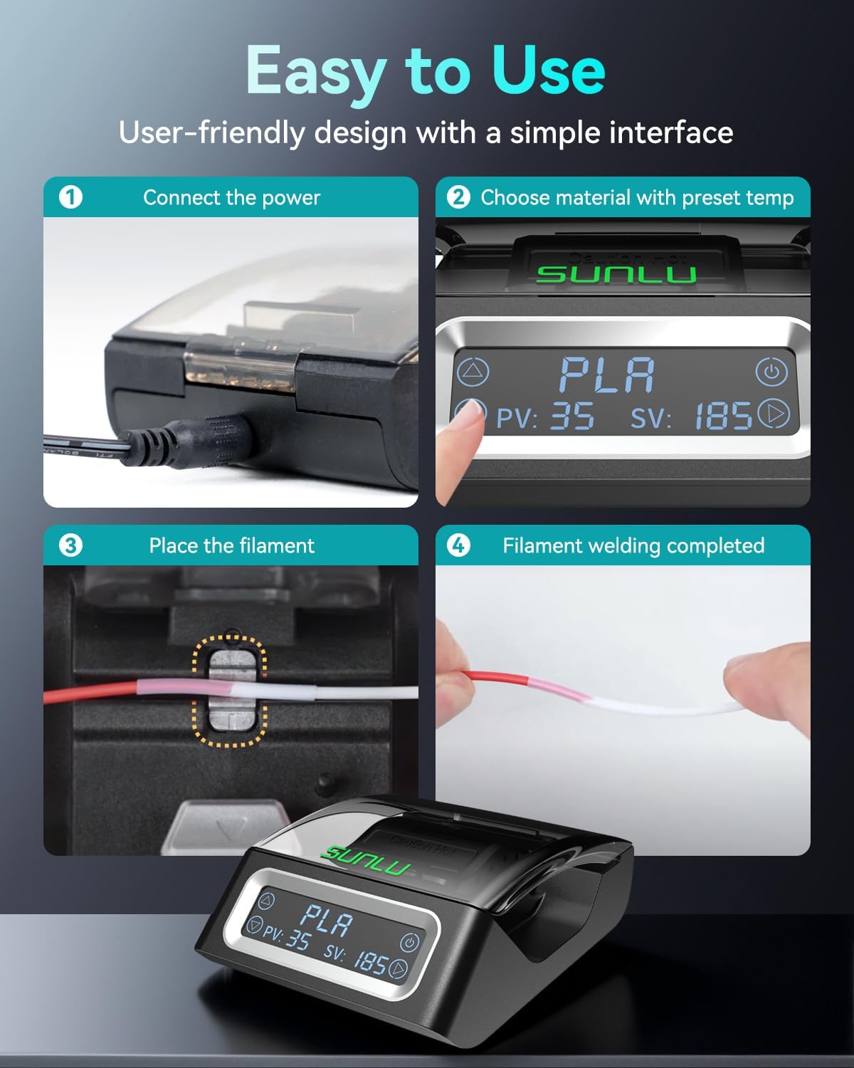 SUNLU FC01 Filament Connector  - مراجعة 3D Printing Abs وسعره