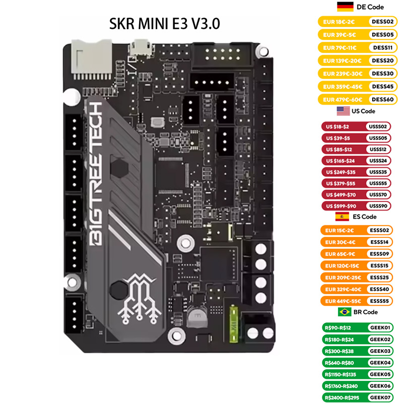 BIGTREETECH SKR MINI E3 V3.0 3 - مراجعة Motherboard 3D Printer وسعره