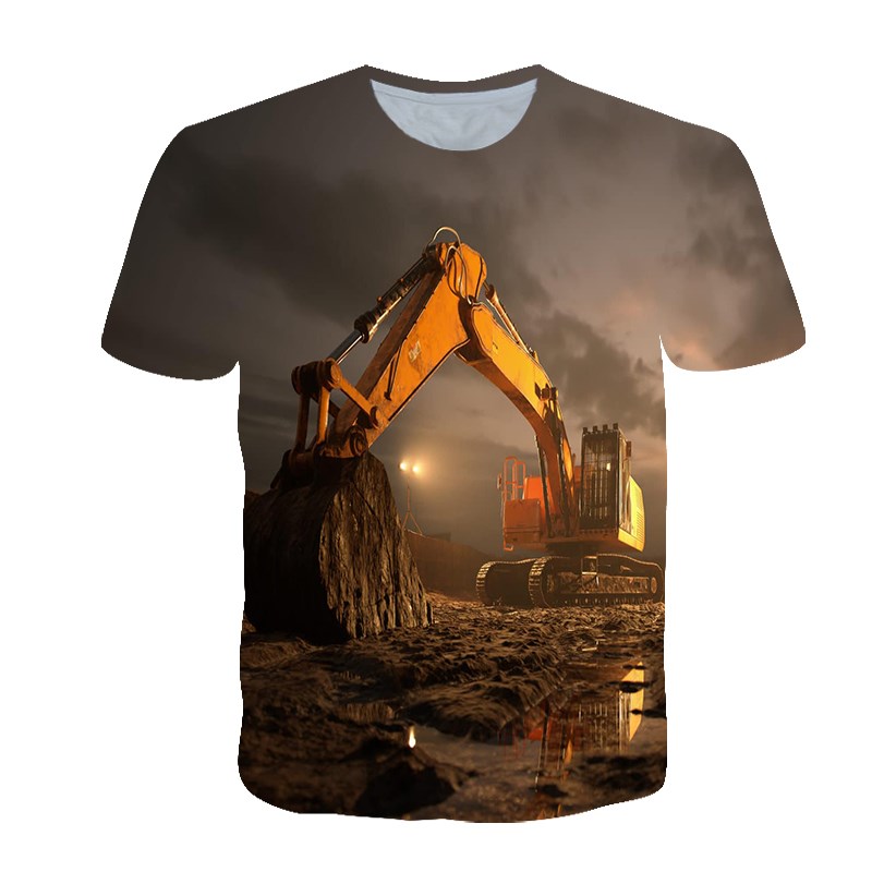 Summer Personalized T-shirt Me - مراجعة 3D Printing Excavator وسعره