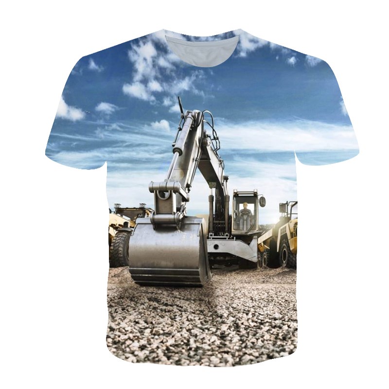 Summer Personalized T-shirt Me - مراجعة 3D Printing Excavator وسعره