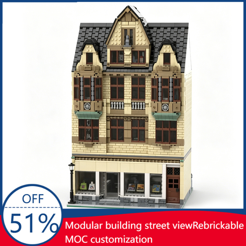 4418 Pcs Modular Town House Pr - مراجعة 3D Printing Abs وسعره
