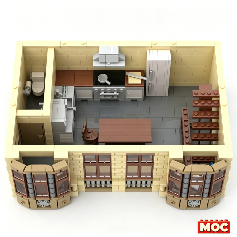 4418 Pcs Modular Town House Pr - مراجعة 3D Printing Abs وسعره