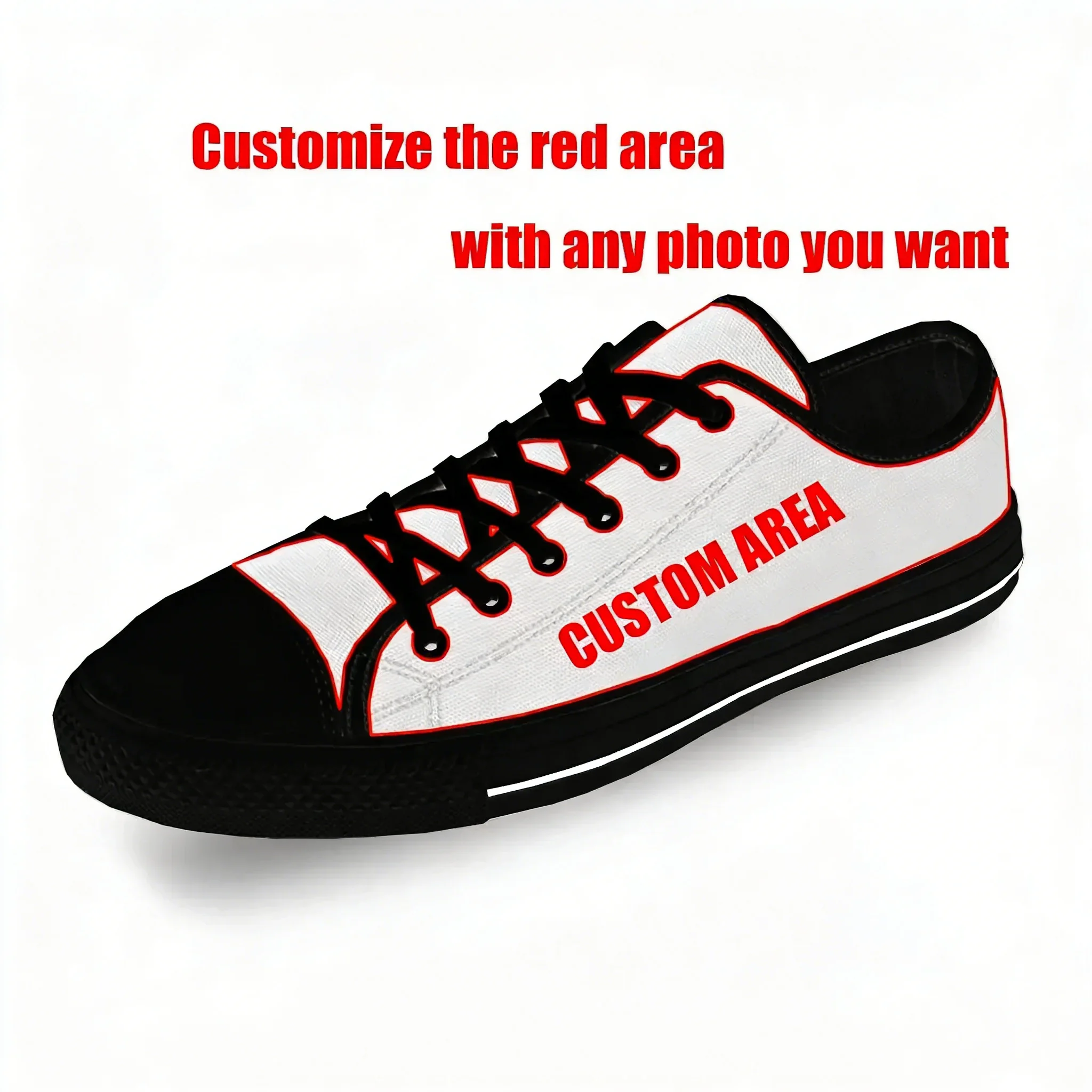 Tiger Stripe 3D Print Low Top  - مراجعة 3D Printing Custom وسعره