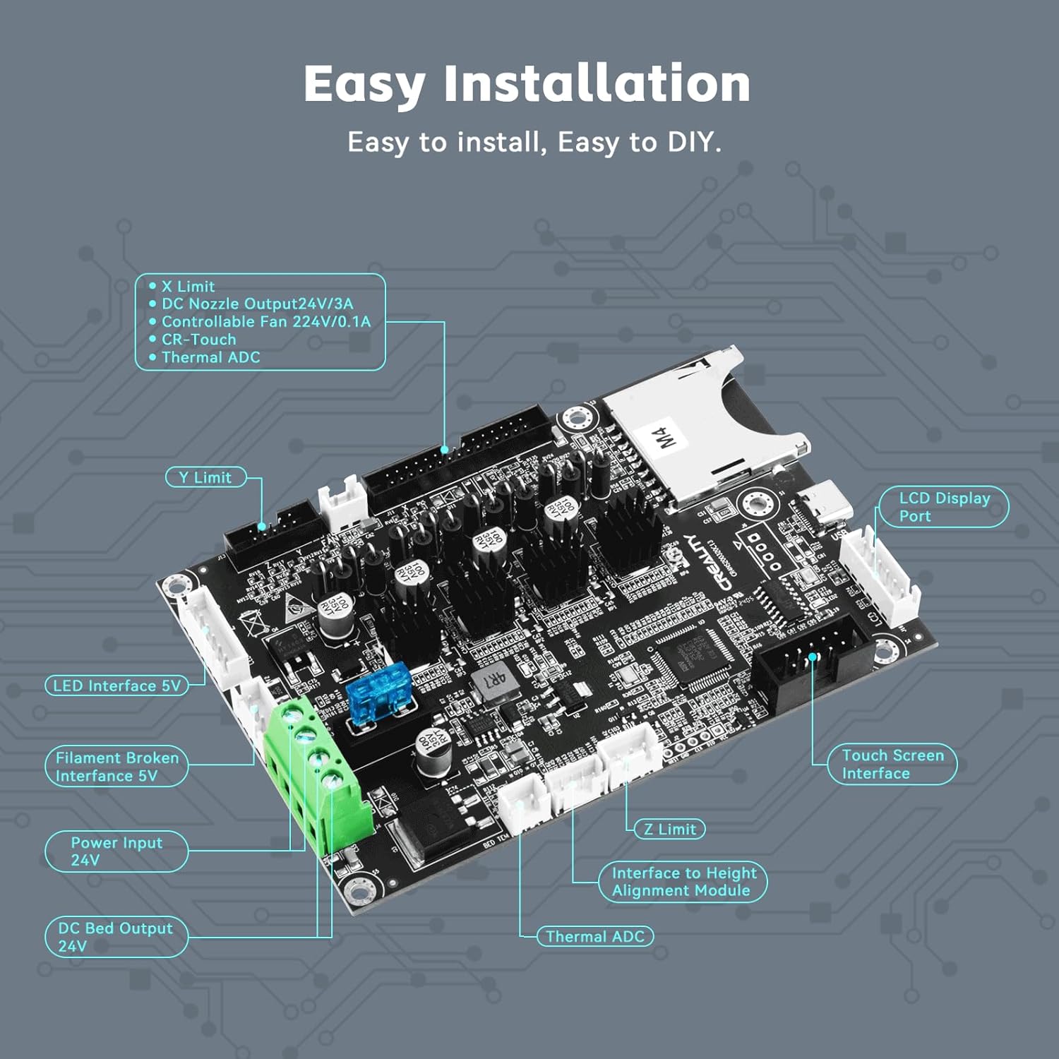 CREALITY Ender 3 V3 SE Silent  - مراجعة Motherboard 3D Printer وسعره