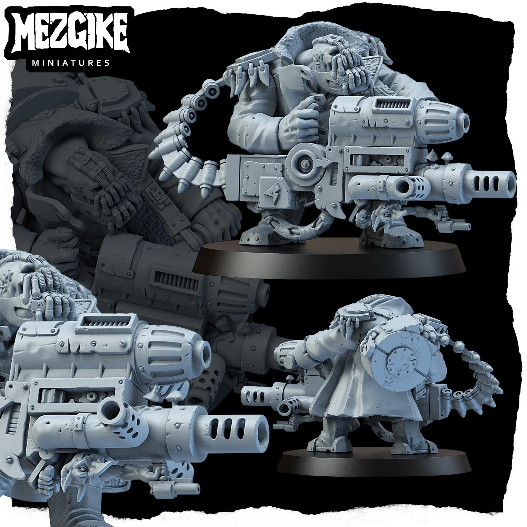 Orc Bots Gunners Miniature,  G - مراجعة 3D Printing Figure وسعره