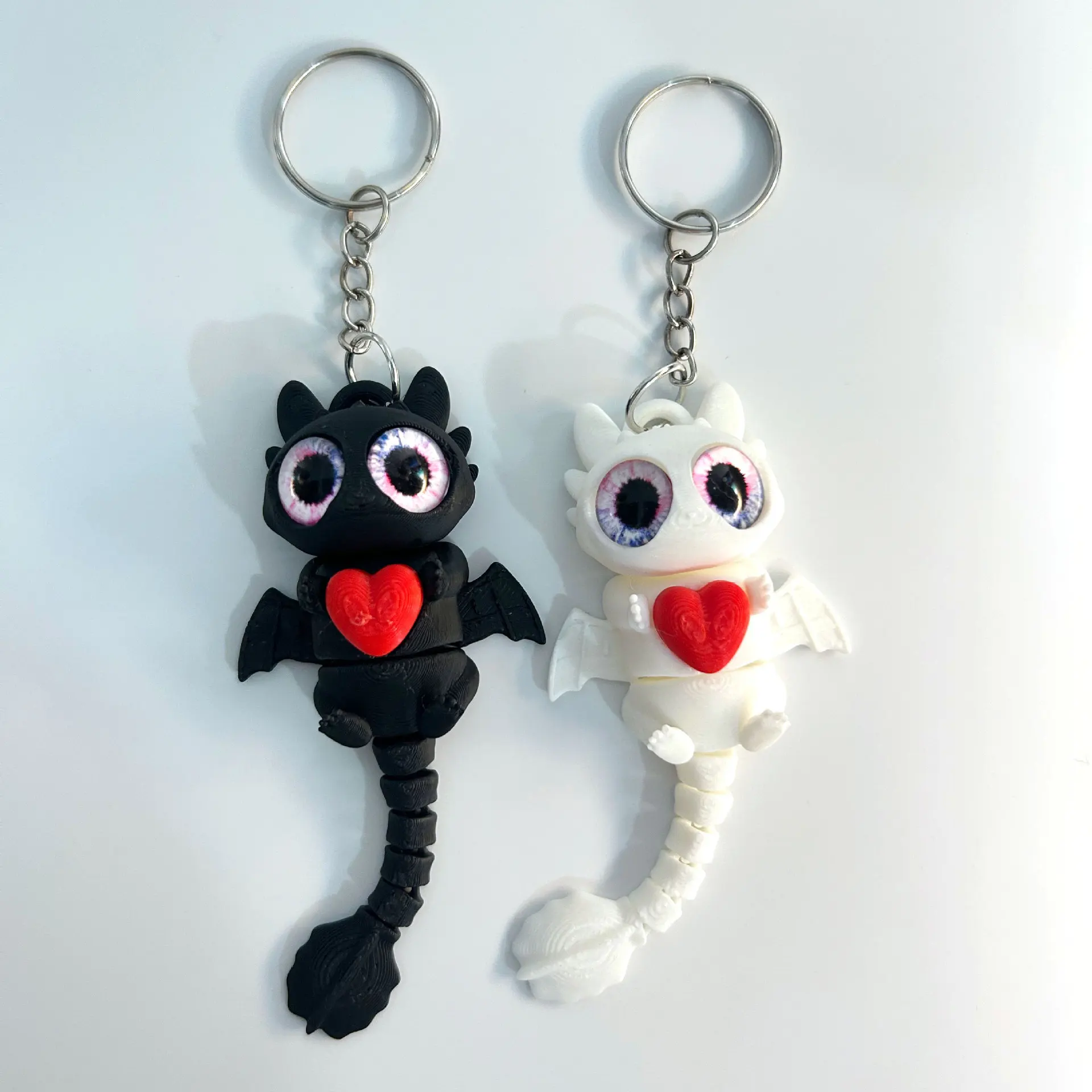 3D Printed Dragon Keychain wit - مراجعة 3D Printing Tooth وسعره