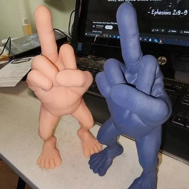 Middle Finger Desktop Decorati - مراجعة 3D Printing Construction وسعره