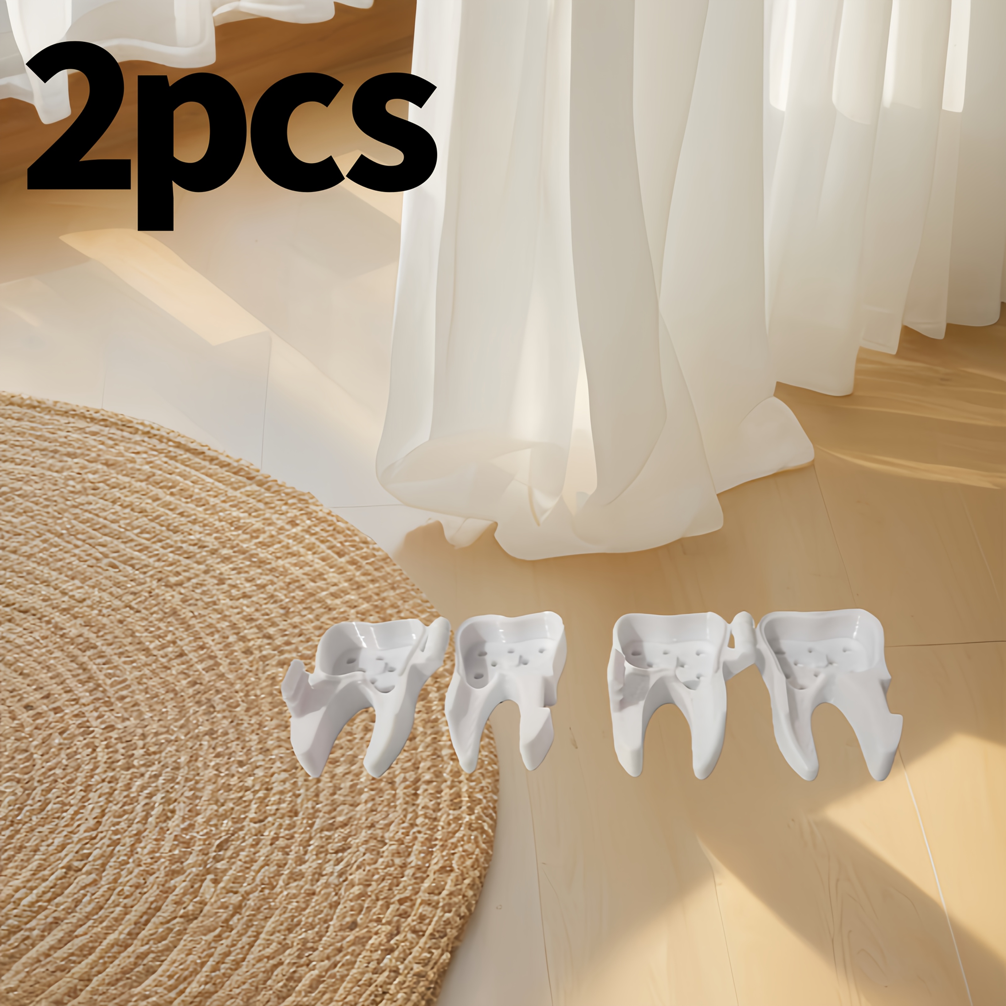2Pcs 3D Printed Tooth Shaped P - مراجعة 3D Printing Tooth وسعره