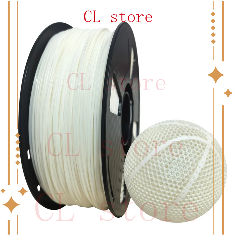40D TPE Filament White 1.75mm  - مراجعة 3D Printing Tpe وسعره